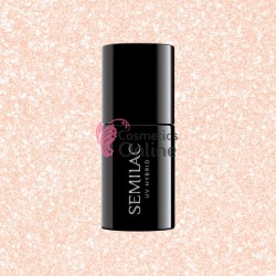 Oja UV Semilac 577 aurie cu sclipici Shine Together 7 ml